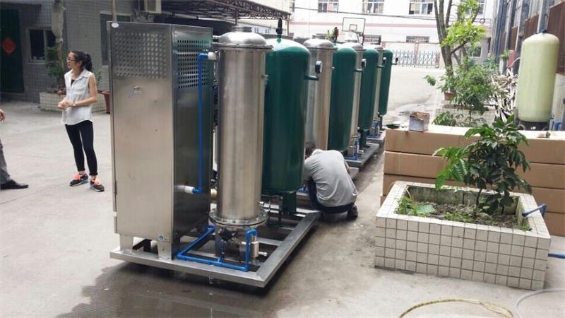 臭氧發(fā)生器，500克氧氣源臭氧發(fā)生器牛仔洗滌現(xiàn)場視頻